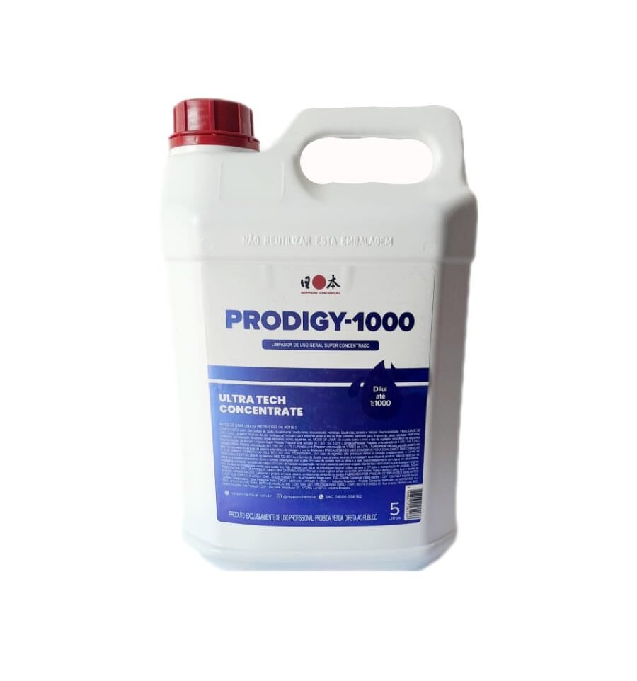 Detergente De Uso Geral Super Concentrado Uso Profissional Prodigy-1000 5L – Nippon