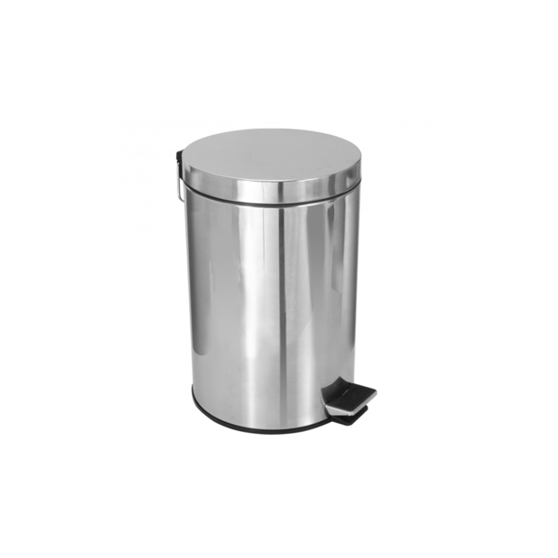 Lixeira Com Pedal 12Lt Aço Inox  – Super Pro