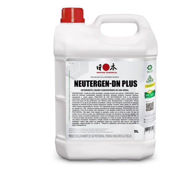 Detergente Neutro Neutergen-DN Plus BB 5 Litros Nippon