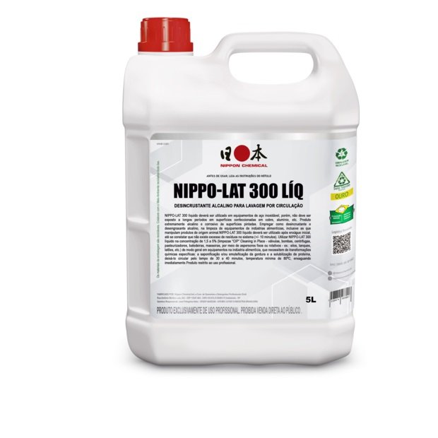 Detergente Desincrustante Alcalino Nippo-Lat 300 Liq. BB 6,5 kg